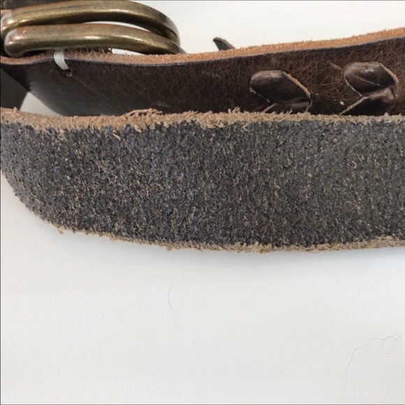 JOOP! Made In Italy Leather Brown Belt M/90
